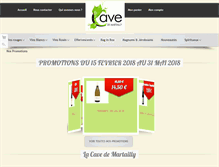 Tablet Screenshot of cavedemartailly.com
